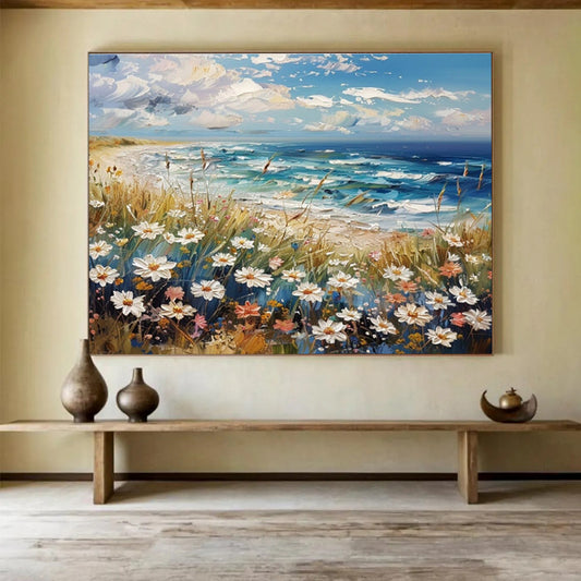 “ Spatial Symphony” Large - Scale Abstract Canvas for Living Room & Bedroom DKH255