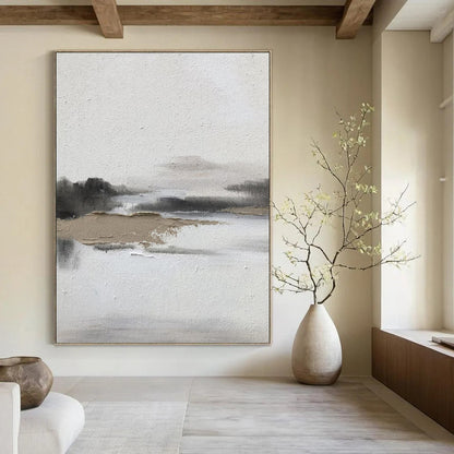 Large Vertical Custom Abstract Hand - Painted Artwork for Bar and Hallway DKH1672