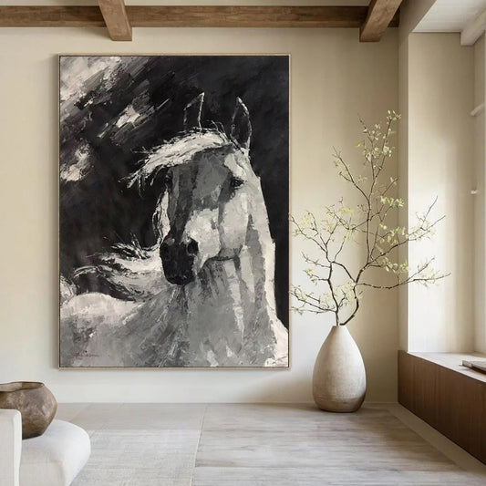 Colossal Hand-Painted Abstract Artworks for Living Room & Playroom LargeART2183