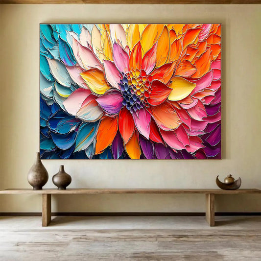 Regal Original Grand Textured Hand - Crafted Abstract Artwork for Prestigious Settings DKH866
