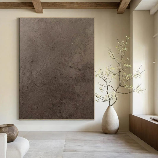 Stunning Hand - Rendered Textured Canvas Painting for Bedroom & Dining Room DKH1116