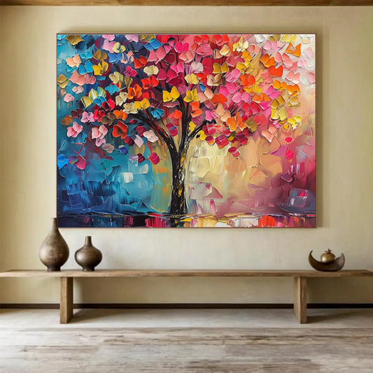 Enriching Original Vast Textured Handmade Abstract Wall Mural for Artistic Enrichment DKH858