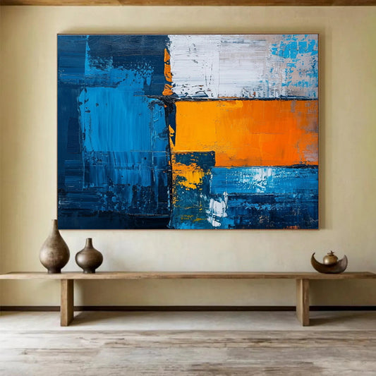 “Elegant Flows” Grand Abstract Wall Decor for Dining Room & Hallway DKH273