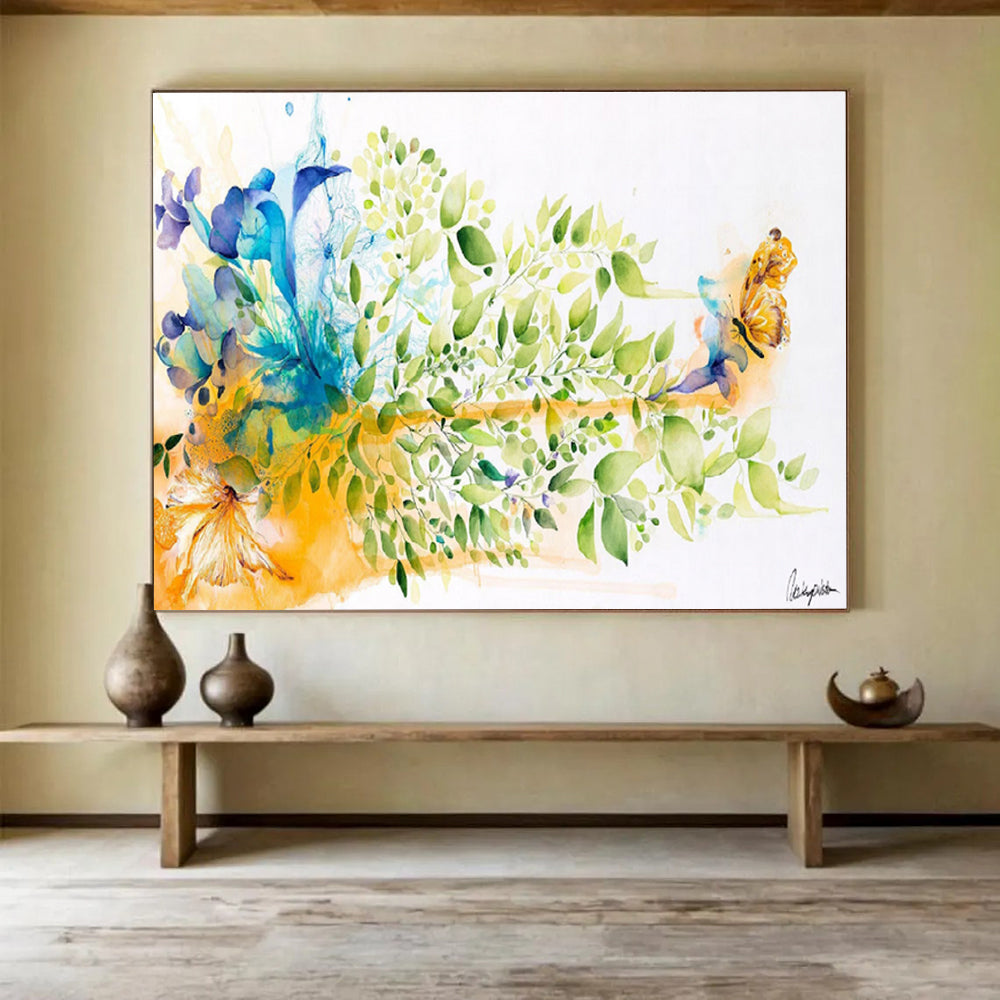 Giant Textured Abstract Wall Mural for Entryway & Bedroom DKH537