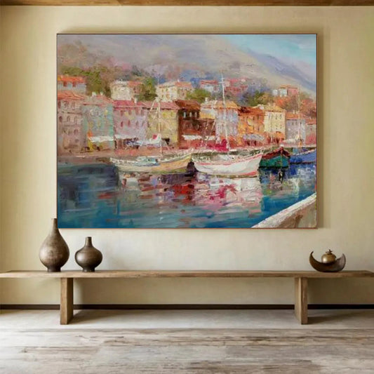 Punk - Inspired Edgy Abstract Wall Decor for Hallway & Bar LargeART1800