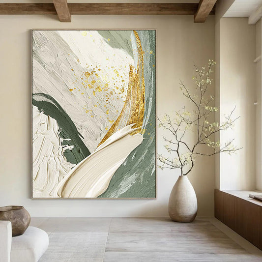 Gargantuan - Sized Hand - Painted Custom Abstract Marvel (with Distinctive Textures), Transforming Office and Hallway DKH1495