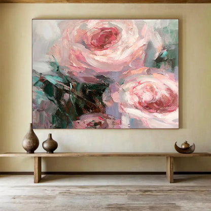 Immense Textured Hand - Painted Abstract Painting for Space Styling DKH724