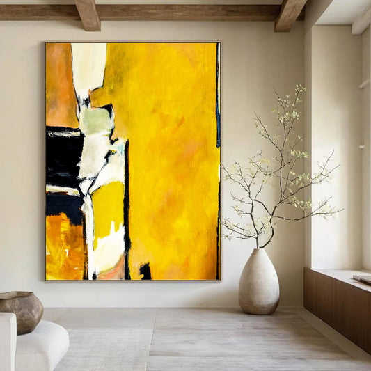 Captivating Custom - Rendered Textured Canvas Abstract for Bedroom & Hallway DKH1101
