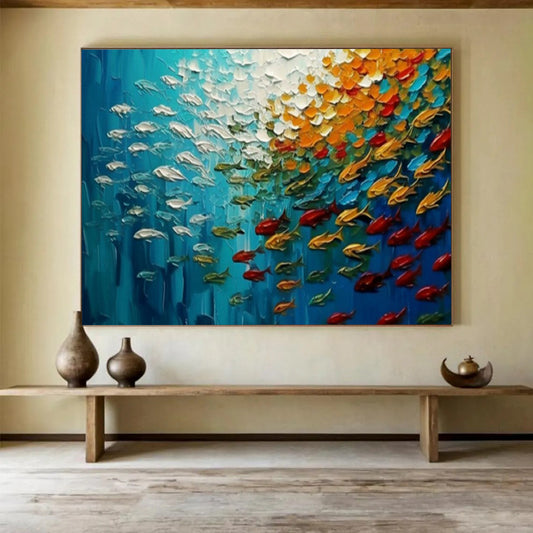 Extraordinary Abstract Painting for Entryway & Hotel LargeART1689