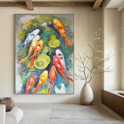 Vast Hand-Painted Abstract Art for Office & Bedroom LargeART2351