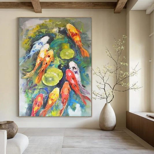 Vast Hand-Painted Abstract Art for Office & Bedroom LargeART2351