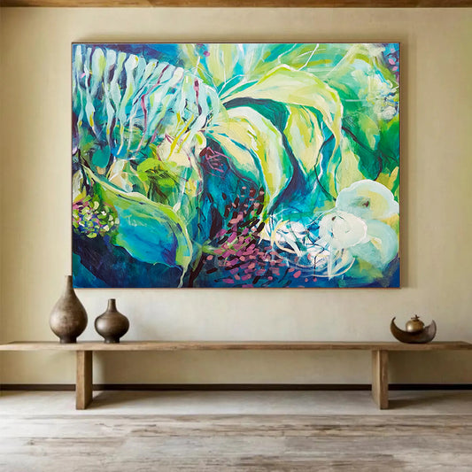 Tailored Big - Format Abstract Art for Culinary Institute DKH055