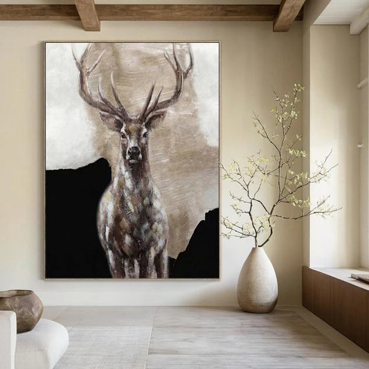 Large - Sized Hand - Painted Abstract Custom Work (with Three - Dimensional Textures), Suitable for Bedroom and Office DKH1462