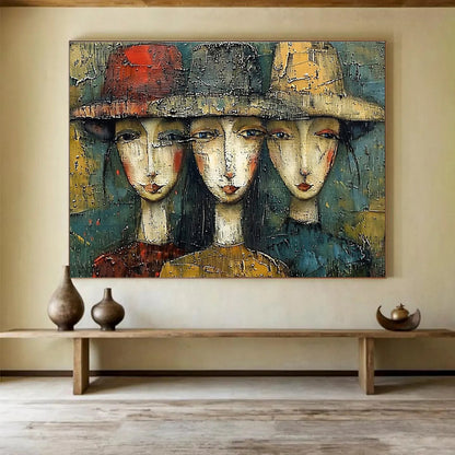 Handcrafted Textured Large Abstract Masterpiece for Artistic Spaces DKH763
