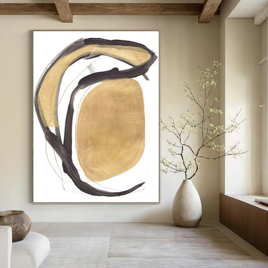 Handmade Large Abstract Paintings: Textured Wonders for Hallway & Entryway DTP223