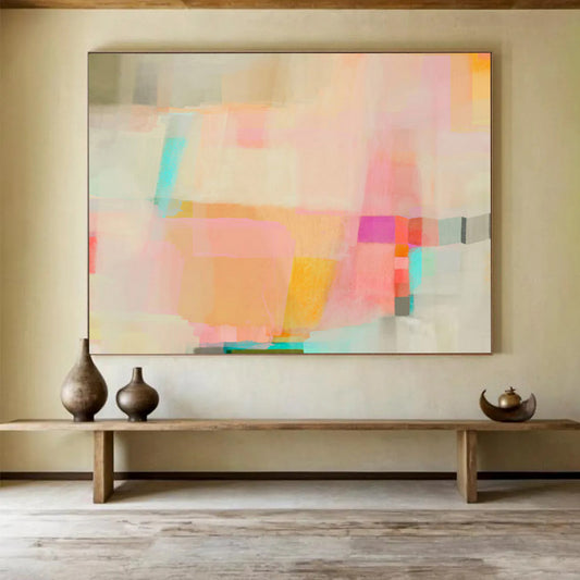 Custom - Made Big Abstract Wall Decor for Dance Studio DKH029