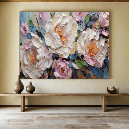 Peaceful Large Abstract Canvas for Bedroom & Dining Room DKH891