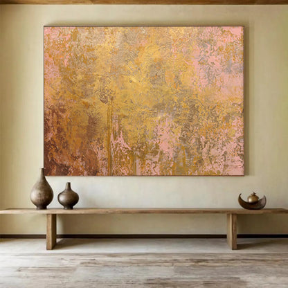 Large Custom Abstract Painting for Yoga Studio DKH022