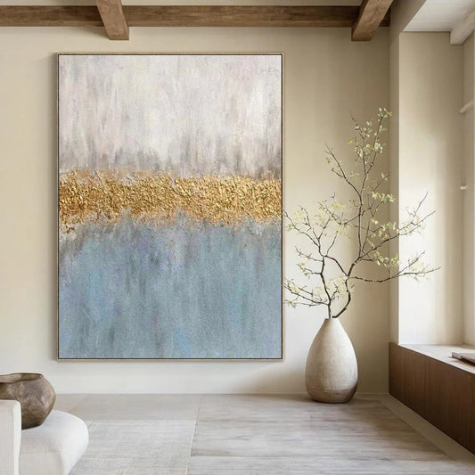 Hand-Painted Personalized Abstract Painting for Living Room & Hallway LargeART1885