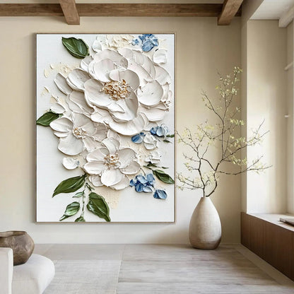 Graceful Hand - Painted Textured Abstract Painting on Canvas for Dining Room & Hotel DKH1388