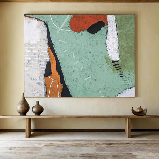 Massive Hand - Painted Abstract Artwork for Office & Hallway DKH567