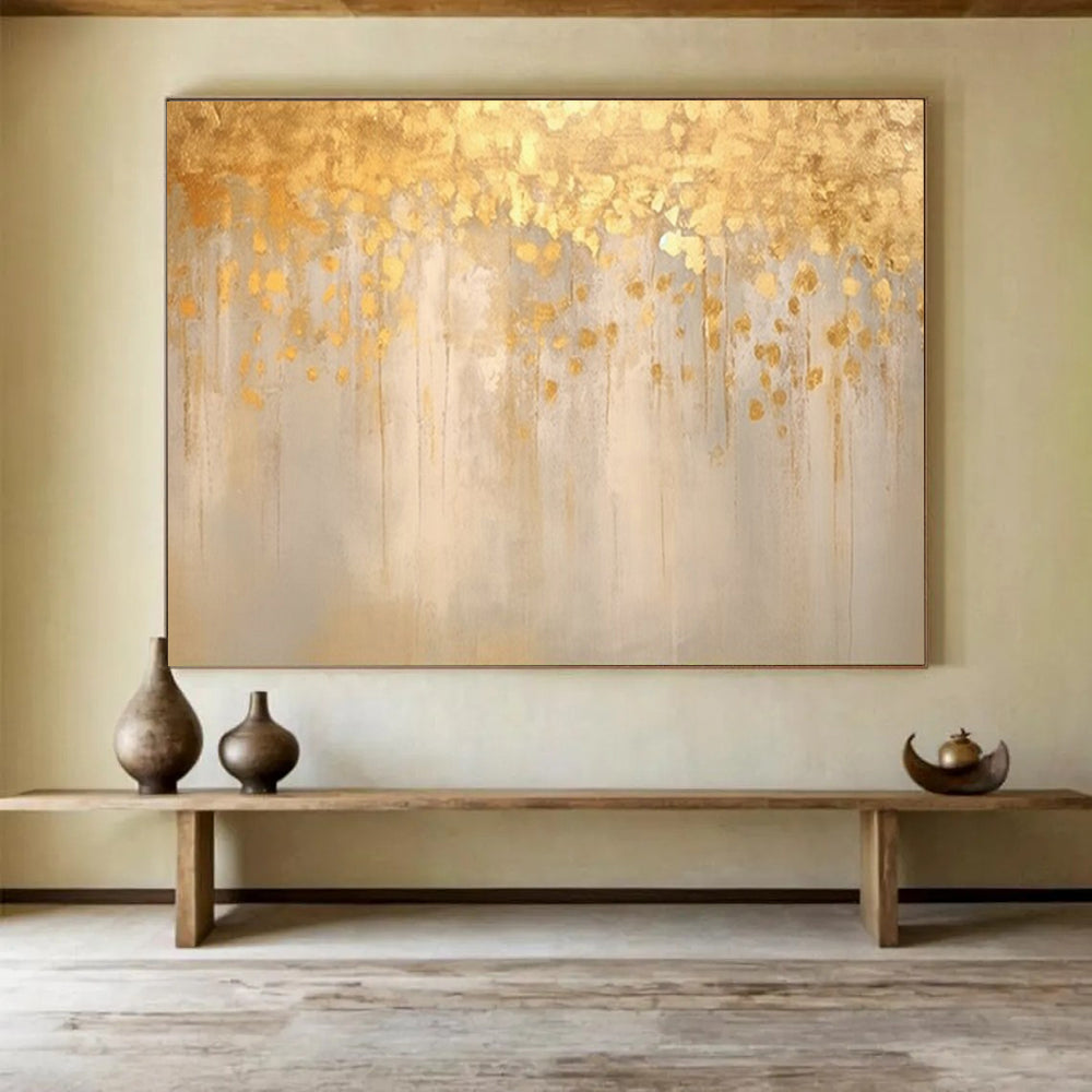 Colossal Hand-Painted Abstract Wall Art for Office & Hotel Lobby LargeART1535