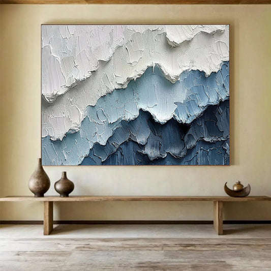 Tailored Oversized Abstract Canvas for Community Garden Pavilion DKH049