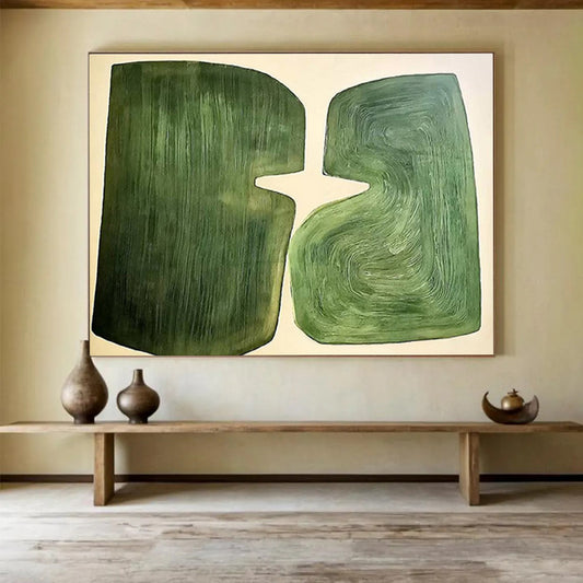 Large - Sized Hand - Painted Textured Abstract Art for Bar & Entryway DKH620