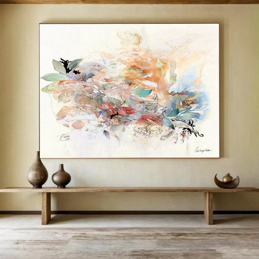 Colossal Textured Abstract Wall Mural for Office & Living Room DKH532