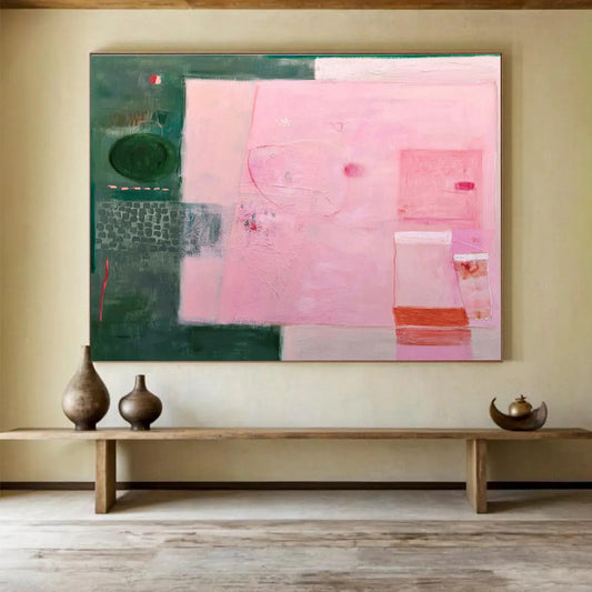 Tailored Large - Scale Painting for Office & Dining Room DKH060