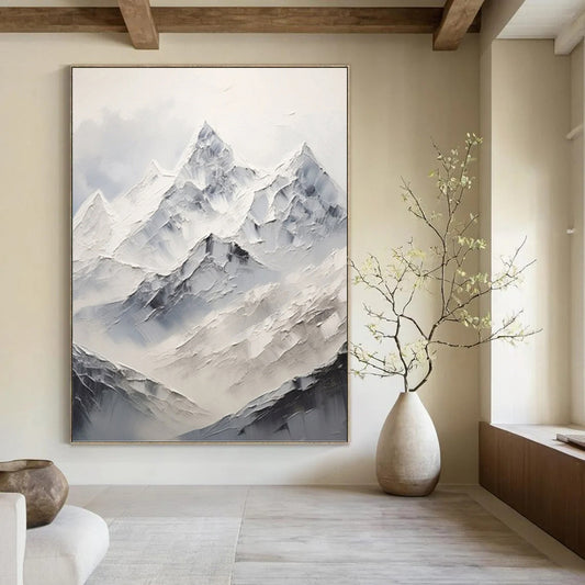 Trendily Gigantic Hand - Painted Textured Abstract Painting for Club & Lounge DKH1248