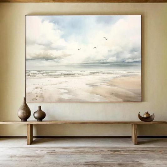 “Vivid Reverberations” Grand Abstract Art for Bar & Living Room DKH320