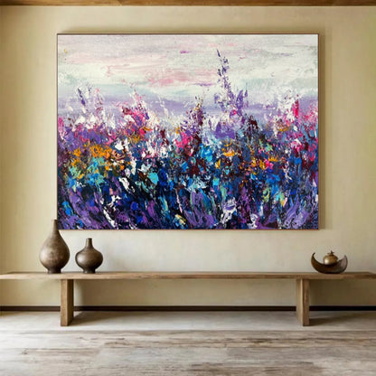 Giant Hand-Painted Abstract Canvases for Dining Room & Hotel Lobby LargeART1531