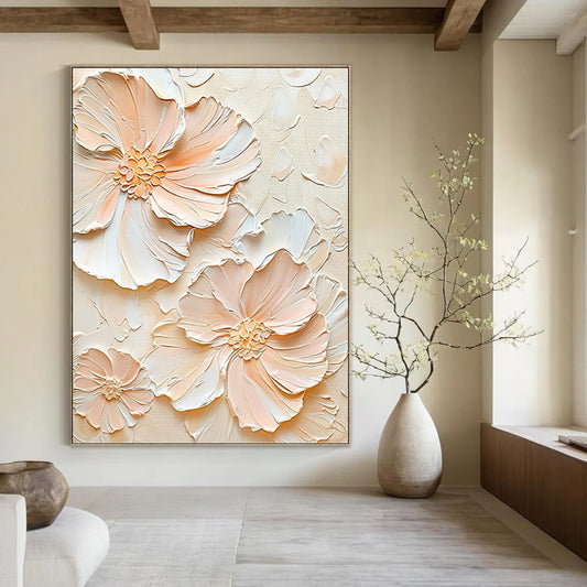 Assertive Hand - Painted Textured Abstract Canvas for Hallway & Office DKH1389
