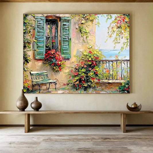 Grand Hand - Painted Textured Abstract Artwork for Interior Transformation DKH692