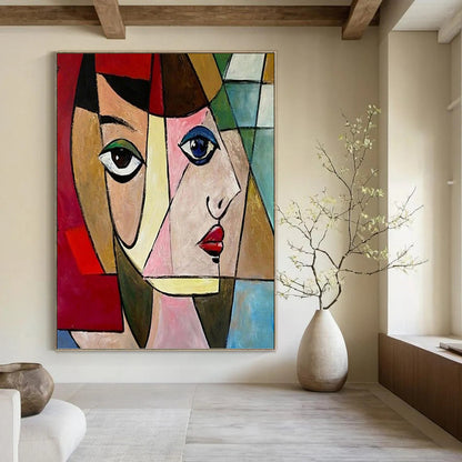 Large - Sized Breathtaking Hand - Painted Textured Abstract Art on Canvas for Office & Dining Room DKH1407