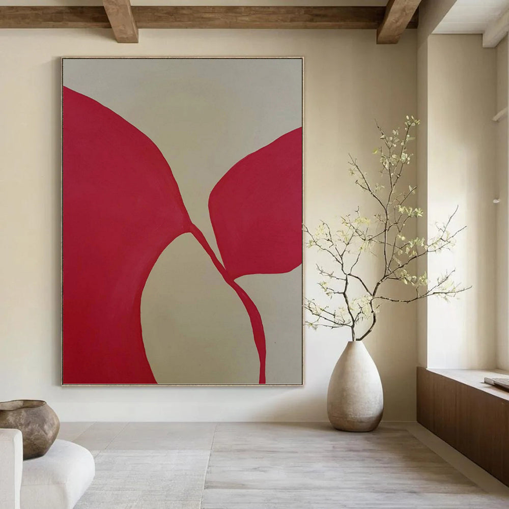 Alluring Custom - Crafted Textured Canvas Abstract for Living Room & Hotel Suite DKH1080