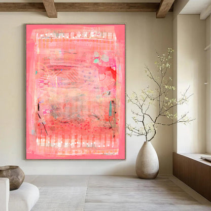 Hand-Painted Personalized Abstract Painting for Office & Hotel LargeART1863