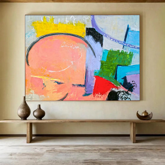 Hypnotic Mesmeric Vast - Scale Abstract Mural for Office & Living Room LargeART1810