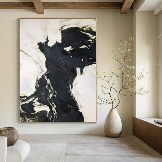 Grand Custom - Painted Textured Canvas Abstract for Office & Entryway DKH1046