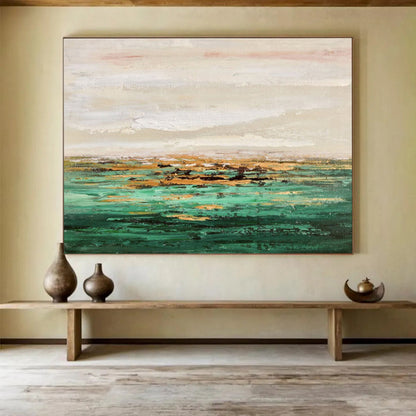 Bold & Beautiful Hand - Painted Textured Abstract Painting for Hallway & Living Room DKH644