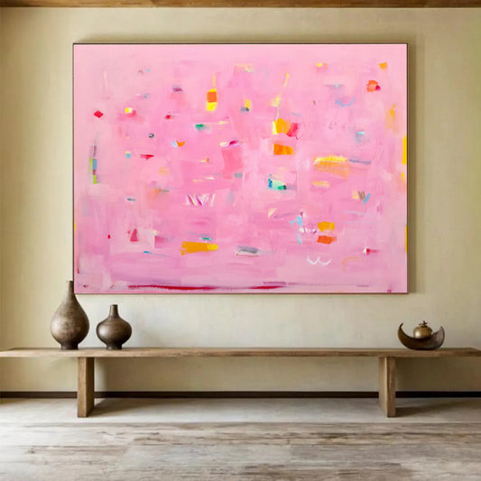Personalized Large Abstract Mural for Science Museum DKH051