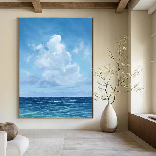 Stupendous Hand-Painted Abstract Wall Installations for Bar & Office LargeART2298