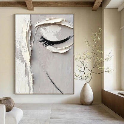 Contemporary large hand-painted abstract art featuring vibrant colors and dynamic shapes enhancing modern interiors with artistic flair. DLZ1769