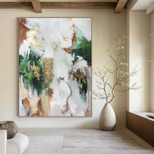 Massive Hand - Painted Custom Textured Abstract Wall Decor for Dining Room & Bar DKH1011