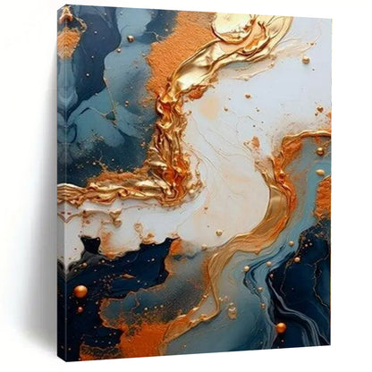 Huge Hand-Painted Contemporary Abstract Canvas for Bedroom Ceilings