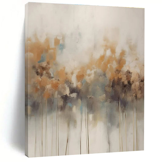 Large-Scale Modern Abstract Wall Art for Bathroom Spa-Like Ambiance Creation
