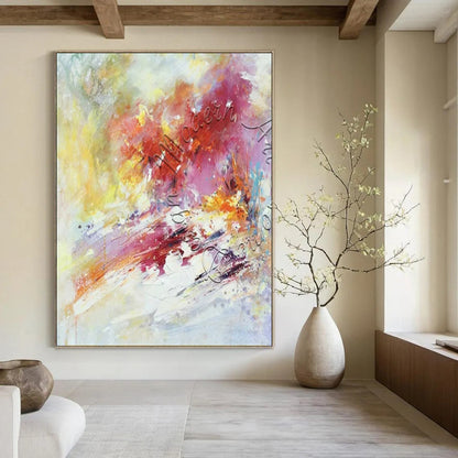 Extra-Huge Modern Abstract Wall Decor for Artisan Cheese Shop Displays