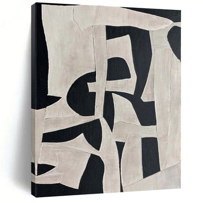 Oversized Handcrafted Abstract Canvas for Veterinary Clinic Waiting Rooms