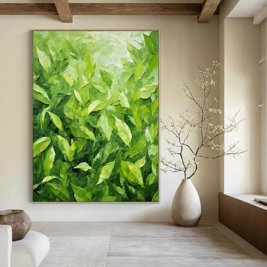Large Abstract Canvas for Pantry Shelf Areas - Commissioned Acrylic on Canvas